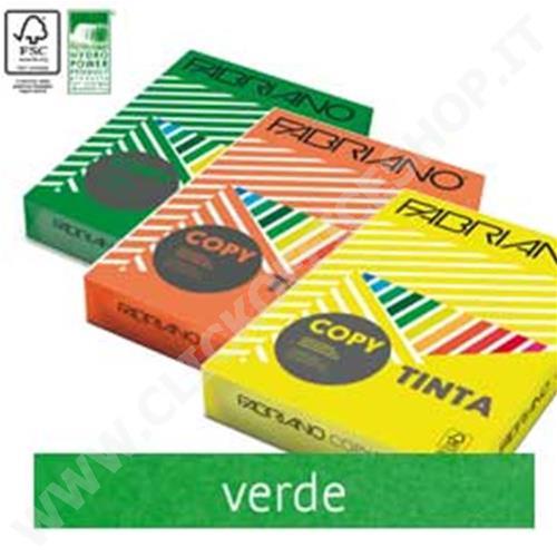 RISMA CARTA FABRIANO COPY TINTA A3 160GR 125FG COL.FORTI VERDE 60116042